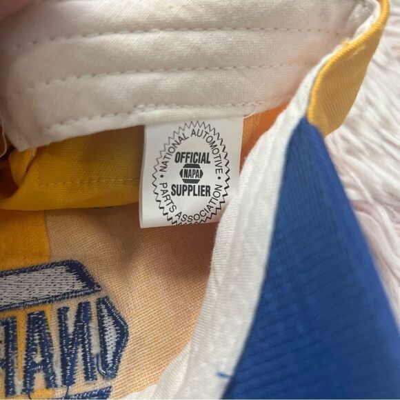 Napa Auto Parts Yellow Blue 75th Anniversary 1925-2000 Adjustable Hat - Picture 4 of 7